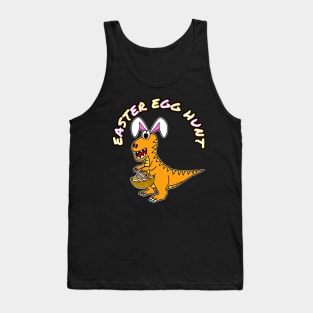 Easter Egg Hunt Dinosaur Bunny Eggs Tank Top